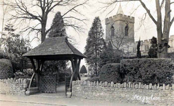 X291-186-80 Stagsden church about 1908